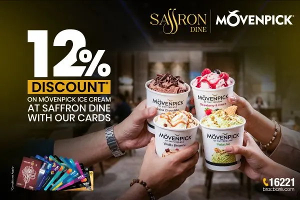 Saffron Dine-এ Mövenpick Ice Cream Parlor-এ বিশেষ অফার