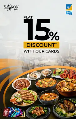 FLAT 15% DISCOUNT' WITH OUR CARDS